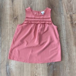 Pink blouse tank top